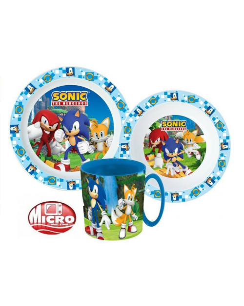 Sonic The Hedgehog Breakfast or Dinner Set