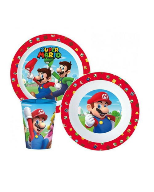 Super Mario Breakfast or Dinner Set